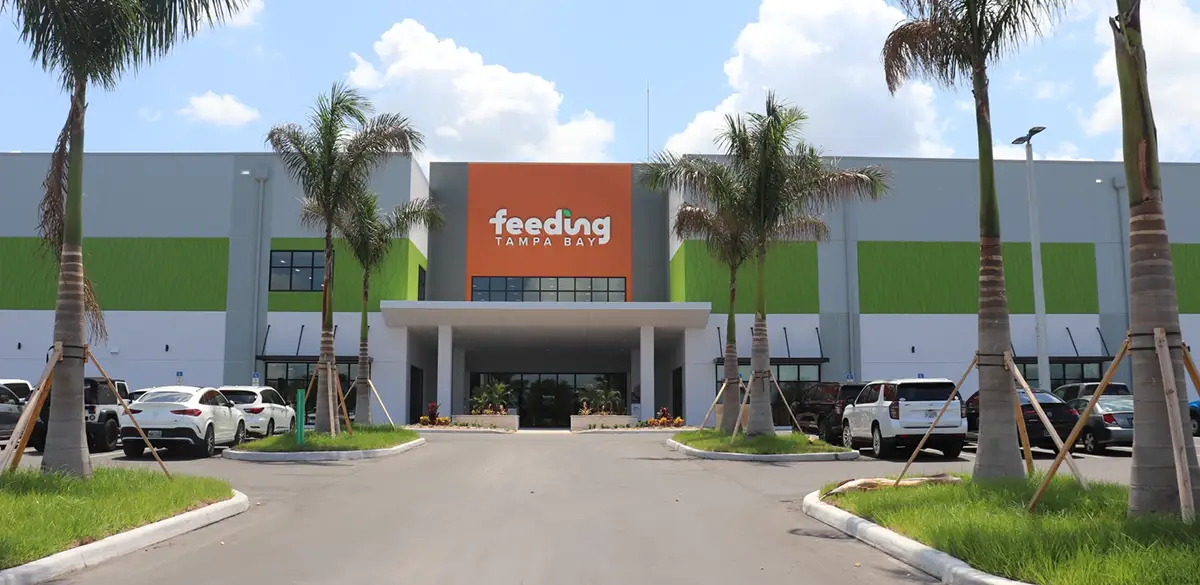 Front of the Feeding Tampa Bay building